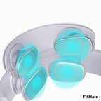 Masseur cervical intelligent multifonction électrique à infrarouge lointain avec double tête de vibration Fithalo