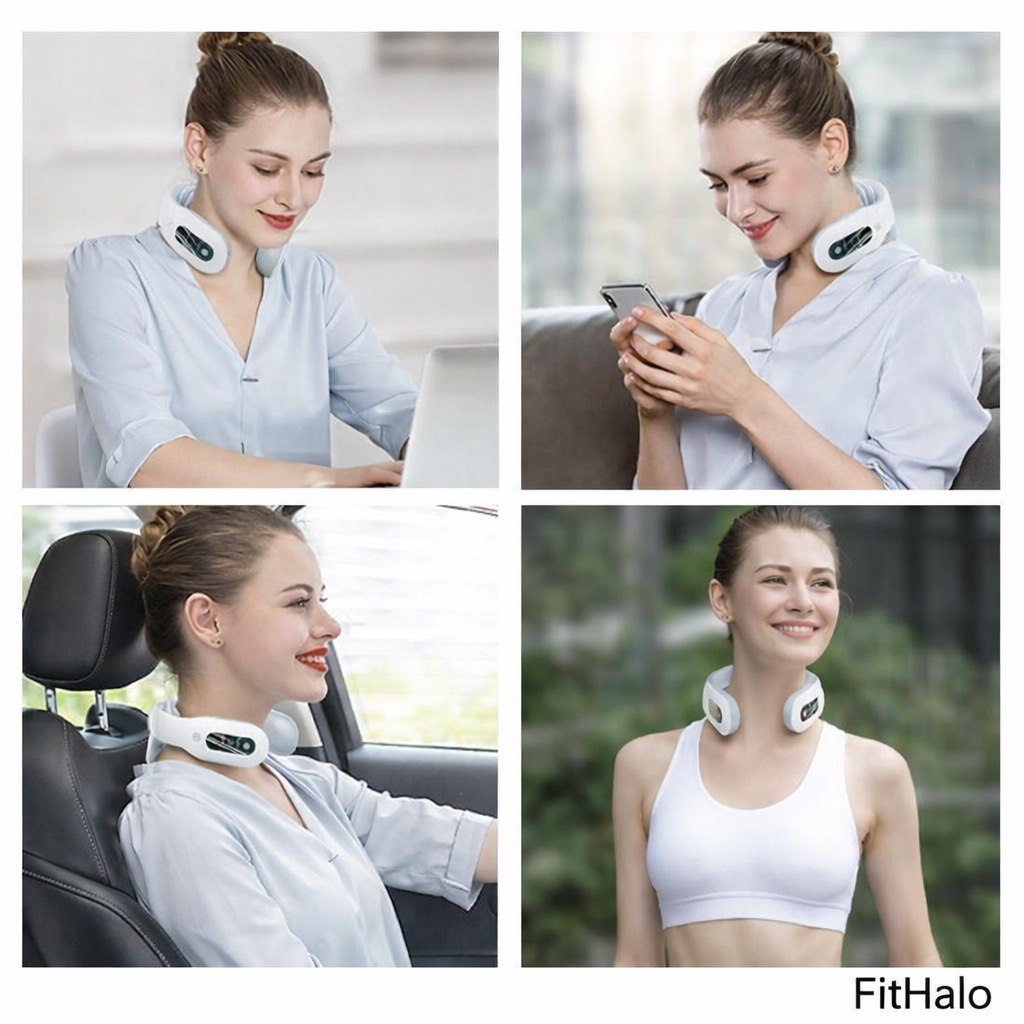 Masseur cervical multifonction électrique chauffant Fithalo