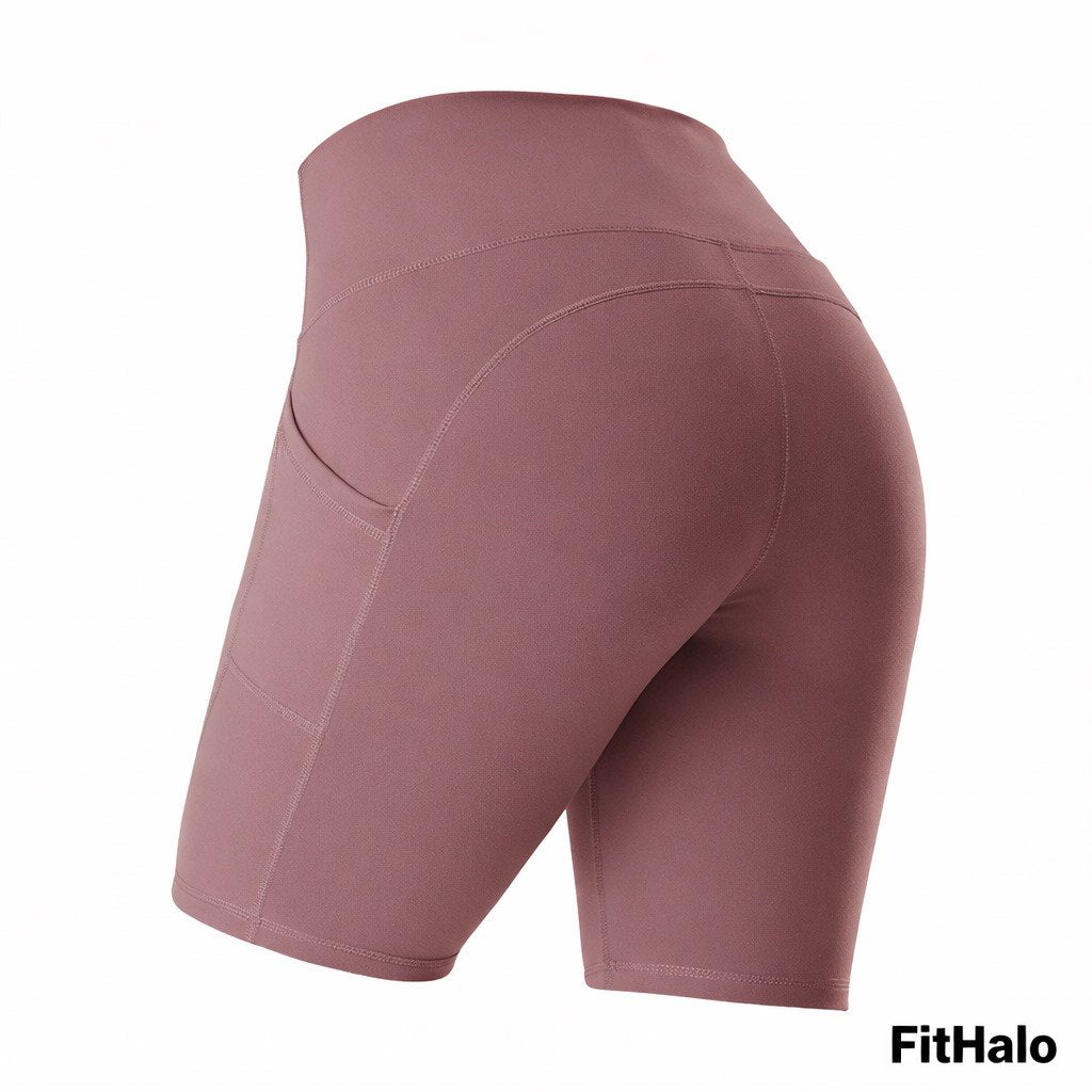 Legging de sport taille haute avec poches – pantalon de yoga fitness effet rehausse-fessier Fithalo