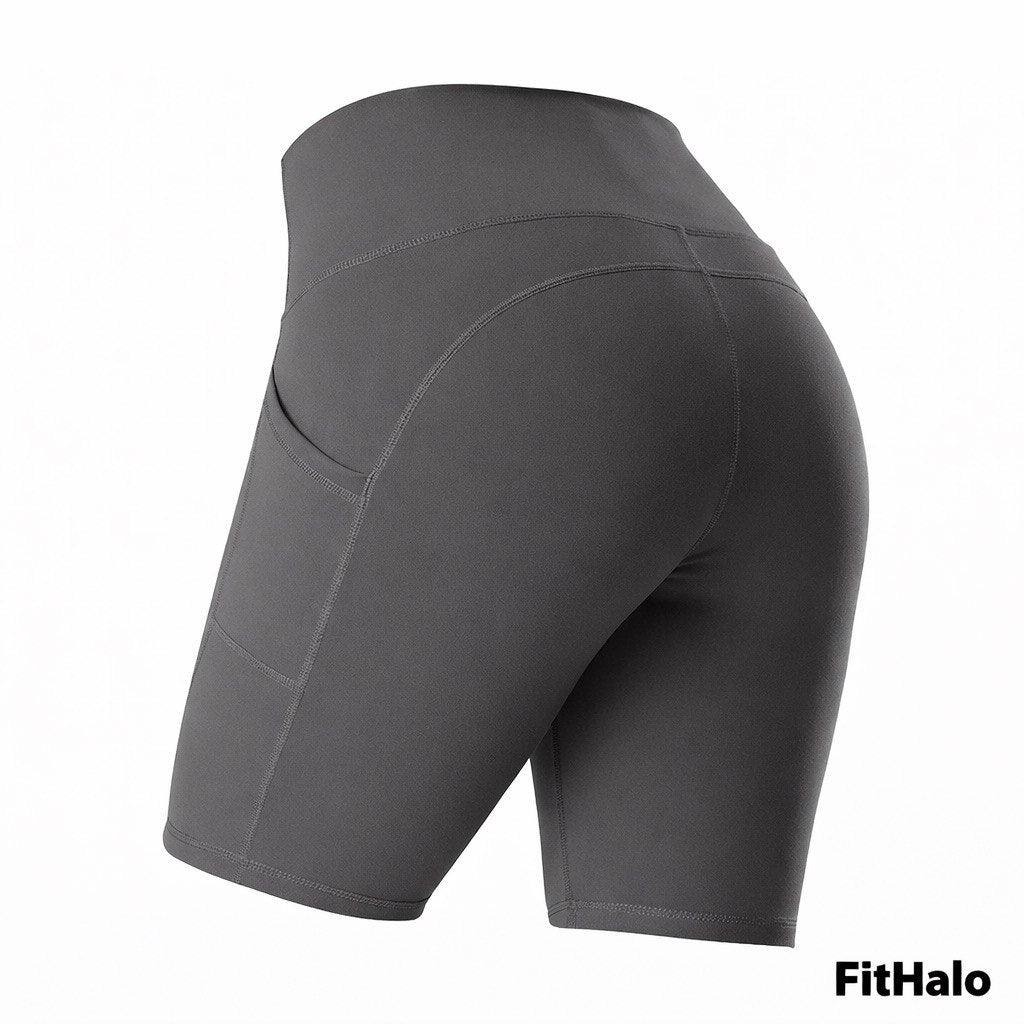 Legging de sport taille haute avec poches – pantalon de yoga fitness effet rehausse-fessier Fithalo