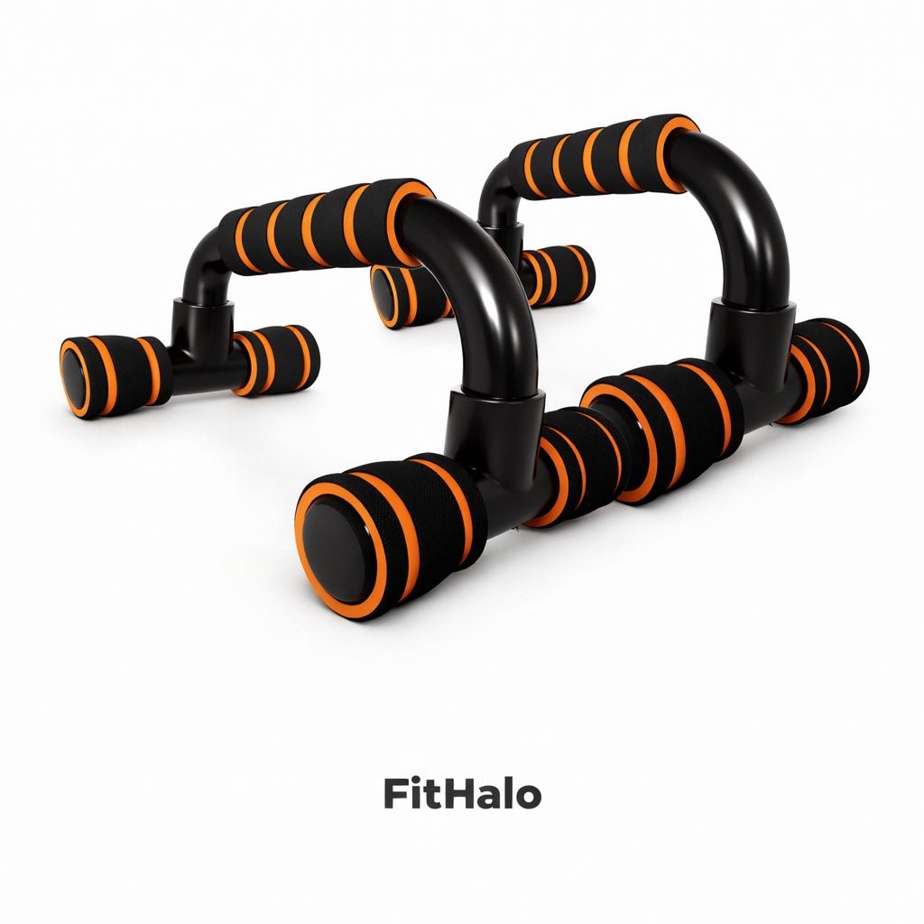 Barres de pompes fitness – supports push-up pour entraînement en salle et à domicile Fithalo
